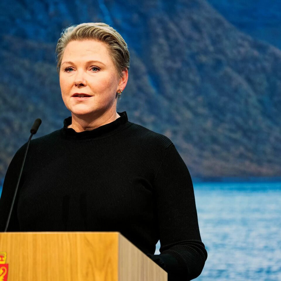 ØKER STØTTEN: Anne Beathe Tvinnereim annonserte på en pressekonferanse at Norge øker støtten til UNRWA. Her fra en annen pressekonferanse. ØKER STØTTEN: Anne Beathe Tvinnereim annonserte på en pressekonferanse at Norge øker støtten til UNRWA. Her fra en annen pressekonferanse.