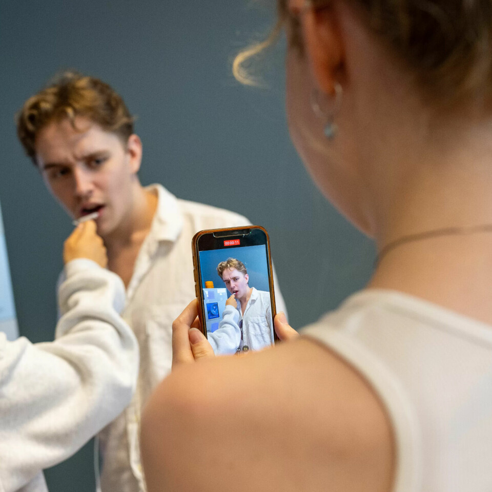 Hjertesak: En av Tik Tok-gruppas hjertesaker handler om gutter og spiseforstyrrelser. Jesper benytter muligheten til å formidle at han er lei av at folk tror at gutter ikke kan få et sykelig forhold til mat og trening. Hjertesak: En av Tik Tok-gruppas hjertesaker handler om gutter og spiseforstyrrelser. Jesper benytter muligheten til å formidle at han er lei av at folk tror at gutter ikke kan få et sykelig forhold til mat og trening.
