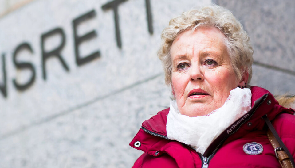 Inger Synnøve Bratt utenfor Borgarting lagmannsrett i forbindelse med ankesaken i 2019. Inger Synnøve Bratt utenfor Borgarting lagmannsrett i forbindelse med ankesaken i 2019.