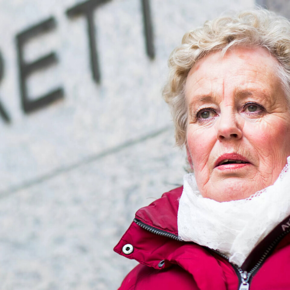 Inger Synnøve Bratt utenfor Borgarting lagmannsrett i forbindelse med ankesaken i 2019. Inger Synnøve Bratt utenfor Borgarting lagmannsrett i forbindelse med ankesaken i 2019.