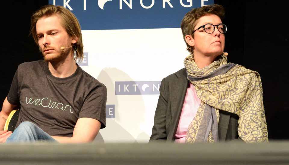 ISFRONT? I starten av debatten kunne det virke som om Kim Haagensen fra Weclean og Renée Rasmussen fra LO var to rake motsetninger, men etter hvert ble det klart at de to har mer tilfelles enn de kanskje hadde trodd på forhånd. ISFRONT? I starten av debatten kunne det virke som om Kim Haagensen fra Weclean og Renée Rasmussen fra LO var to rake motsetninger, men etter hvert ble det klart at de to har mer tilfelles enn de kanskje hadde trodd på forhånd.