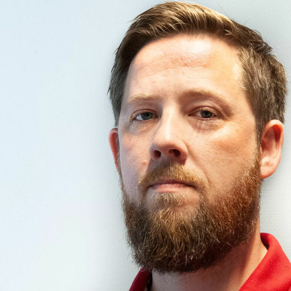 FORNØYD: Magnus Langstrand. FORNØYD: Magnus Langstrand.