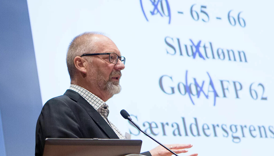 DET BLIR OMKAMP: Unios sjefsøkonom Erik Orskaug fastslår at det blir omkamp om tjenestepensjon i offentlig sektor. DET BLIR OMKAMP: Unios sjefsøkonom Erik Orskaug fastslår at det blir omkamp om tjenestepensjon i offentlig sektor.