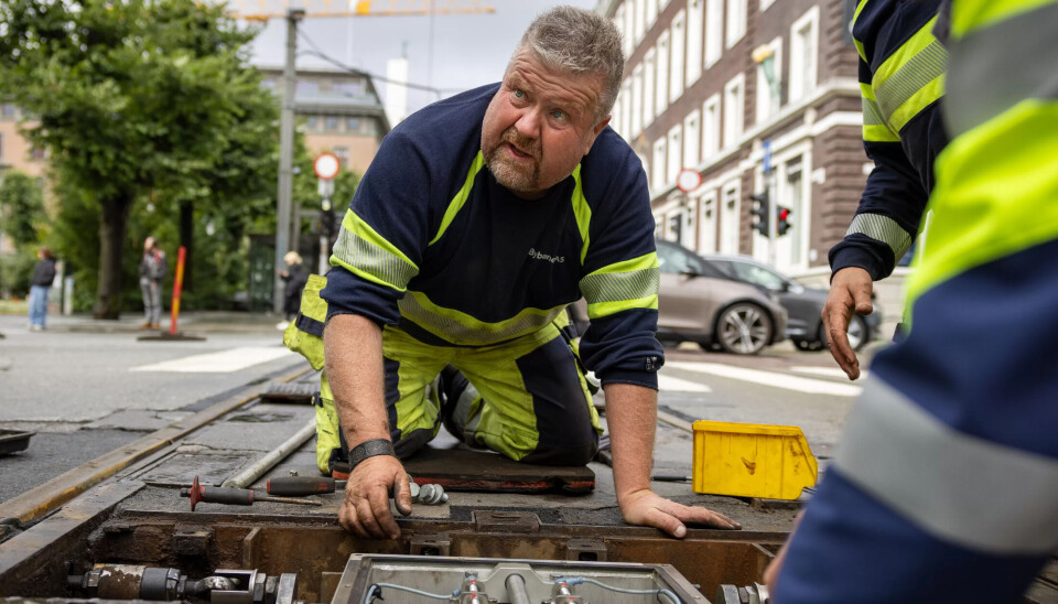 KOMPETANSE: Geir Rune Bjørgen og kollegene har både latter og kontroll midt i sporet midt i byen: - Det blir alltid vellykket til slutt. KOMPETANSE: Geir Rune Bjørgen og kollegene har både latter og kontroll midt i sporet midt i byen: - Det blir alltid vellykket til slutt.
