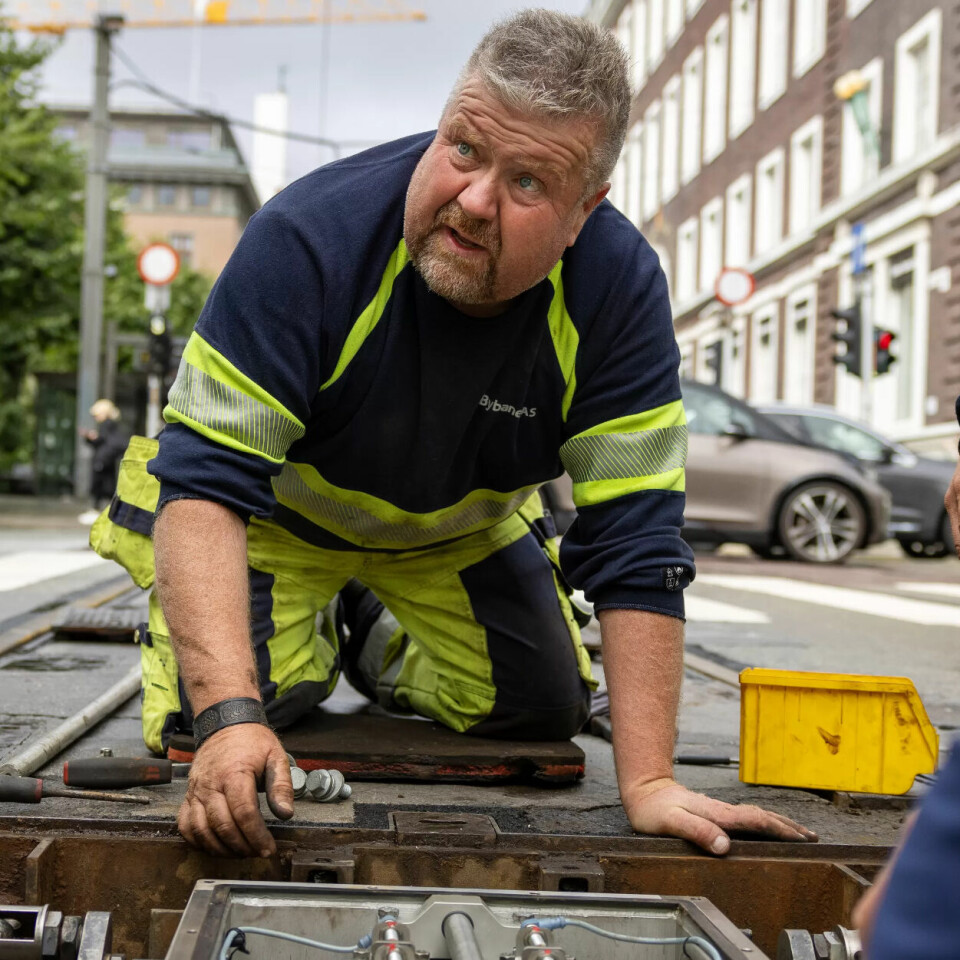 KOMPETANSE: Geir Rune Bjørgen og kollegene har både latter og kontroll midt i sporet midt i byen: - Det blir alltid vellykket til slutt. KOMPETANSE: Geir Rune Bjørgen og kollegene har både latter og kontroll midt i sporet midt i byen: - Det blir alltid vellykket til slutt.