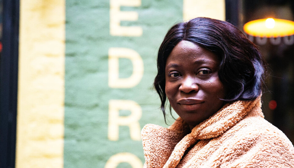 Felicia McGill, renholder i ISS i Trondheim. Felicia McGill, renholder i ISS i Trondheim.