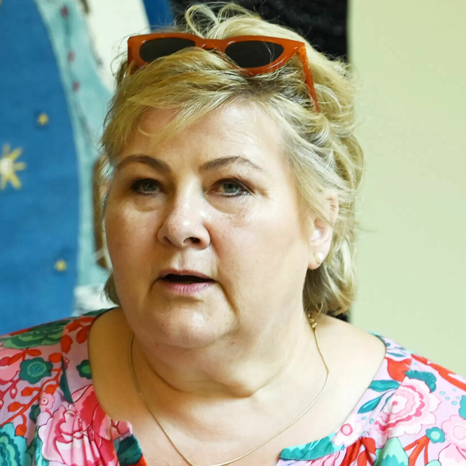Høyre-leder Erna Solberg. Høyre-leder Erna Solberg.