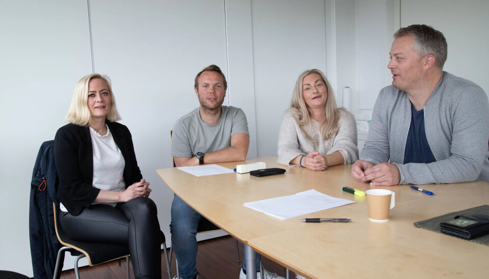 FAGFOLK: Fra venstre avdelingsleder i Enhet for livsmestring Heidi Bakke, miljøterapeut Kenneth Myren Bakken, miljøarbeider Helen Christin Haug og miljøterapeut Jarle Hammen. FAGFOLK: Fra venstre avdelingsleder i Enhet for livsmestring Heidi Bakke, miljøterapeut Kenneth Myren Bakken, miljøarbeider Helen Christin Haug og miljøterapeut Jarle Hammen.