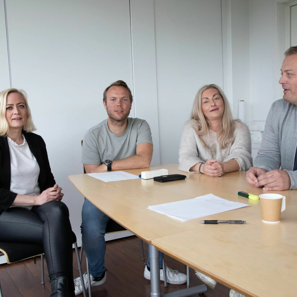 FAGFOLK: Fra venstre avdelingsleder i Enhet for livsmestring Heidi Bakke, miljøterapeut Kenneth Myren Bakken, miljøarbeider Helen Christin Haug og miljøterapeut Jarle Hammen. FAGFOLK: Fra venstre avdelingsleder i Enhet for livsmestring Heidi Bakke, miljøterapeut Kenneth Myren Bakken, miljøarbeider Helen Christin Haug og miljøterapeut Jarle Hammen.