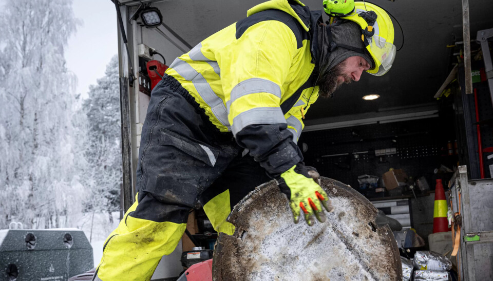 TUNGT: De gamle kumlokkene i Oslo veier rundt 100 kilo. TUNGT: De gamle kumlokkene i Oslo veier rundt 100 kilo.