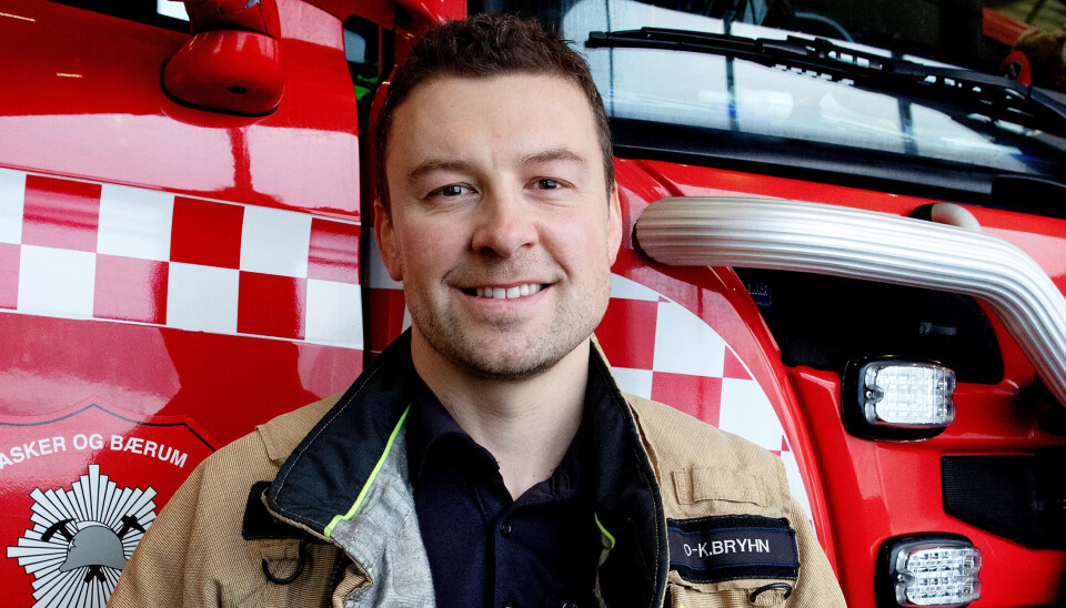 KONSTABEL PÅ TV: Ole-Kristian Bryhn (34) er superaktuell i beste sendetid på NRK. KONSTABEL PÅ TV: Ole-Kristian Bryhn (34) er superaktuell i beste sendetid på NRK.