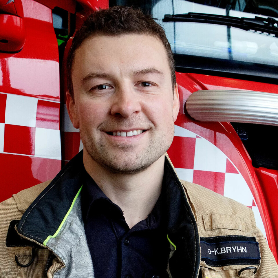 KONSTABEL PÅ TV: Ole-Kristian Bryhn (34) er superaktuell i beste sendetid på NRK. KONSTABEL PÅ TV: Ole-Kristian Bryhn (34) er superaktuell i beste sendetid på NRK.
