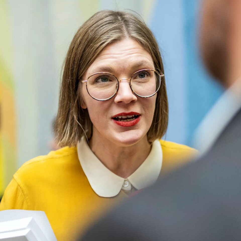 PENSJONS-NEI: Rødt-leder Marie Sneve Martinussen mener det er bra hvis velgerne kan få si sitt i denne saken. PENSJONS-NEI: Rødt-leder Marie Sneve Martinussen mener det er bra hvis velgerne kan få si sitt i denne saken.