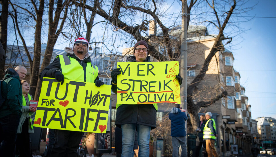 – Det er høy oppslutning i Norge om at alle skal ha det anstendig på jobb, mener Tuva Moflag. Da de ansatte ved Olivia streiket for tariffavtale i 2023 oppfordret til å «tute for tariff», ble det ifølge Jørn Eggum tutet i et kjør utenfor restauranten. – Det er høy oppslutning i Norge om at alle skal ha det anstendig på jobb, mener Tuva Moflag. Da de ansatte ved Olivia streiket for tariffavtale i 2023 oppfordret til å «tute for tariff», ble det ifølge Jørn Eggum tutet i et kjør utenfor restauranten.