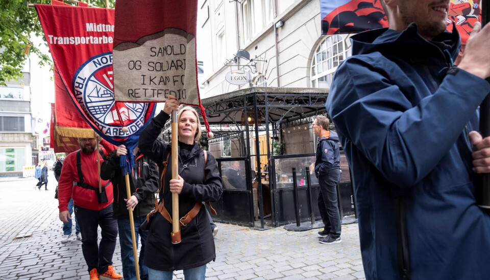 Hege Rovik er nestleder i Fagforbundet Trondheim. Hege Rovik er nestleder i Fagforbundet Trondheim.