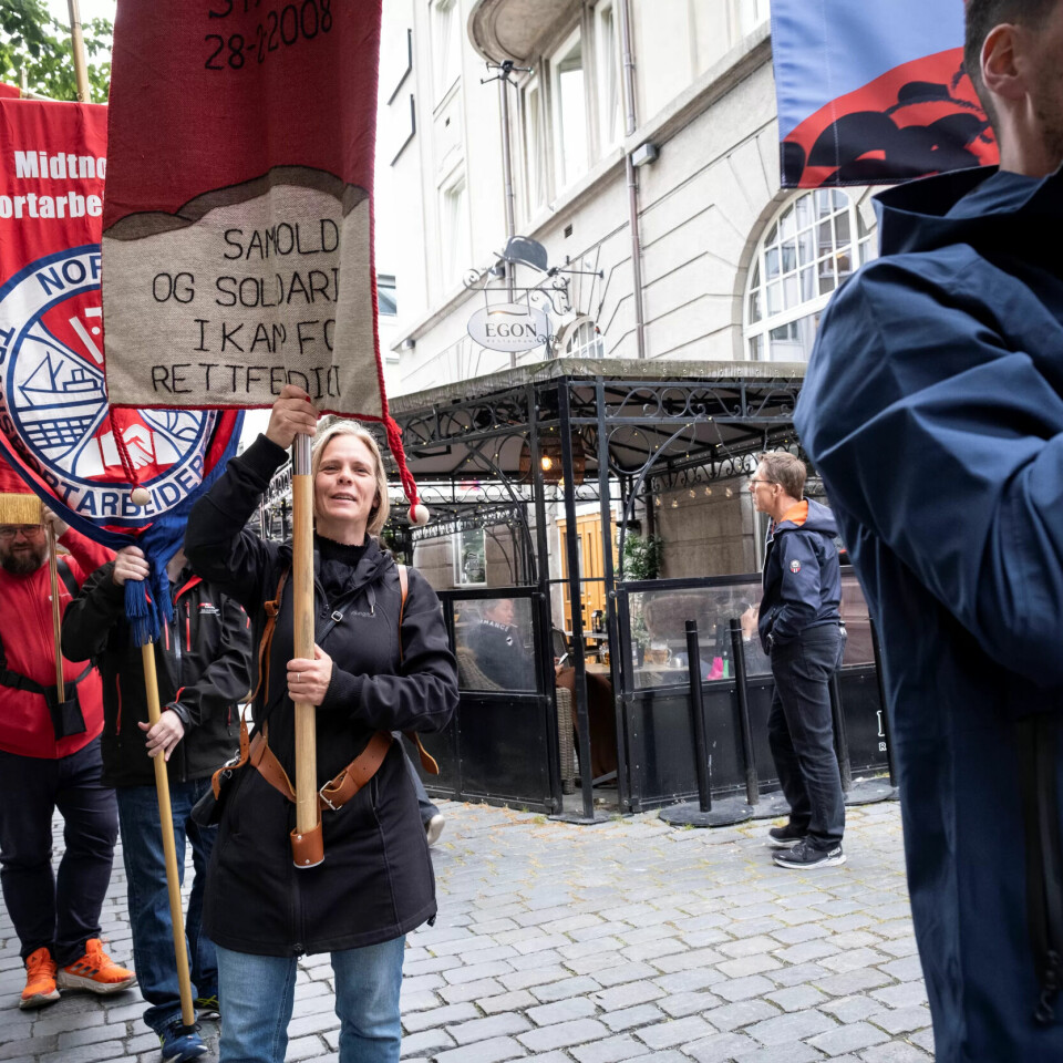 Hege Rovik er nestleder i Fagforbundet Trondheim. Hege Rovik er nestleder i Fagforbundet Trondheim.