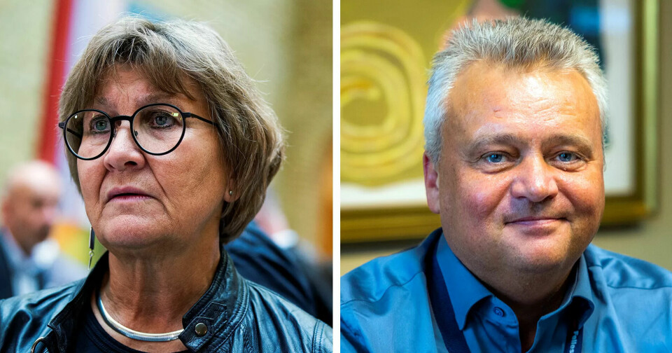 Forbundsleder Jørn Eggum i Fellesforbundet mener en forbedret strømstøtte må på plass for å få i havn et vanskelig lønnsoppgjør til våren. Leder Mette Nord i Fagforbundet er enig. Forbundsleder Jørn Eggum i Fellesforbundet mener en forbedret strømstøtte må på plass for å få i havn et vanskelig lønnsoppgjør til våren. Leder Mette Nord i Fagforbundet er enig.
