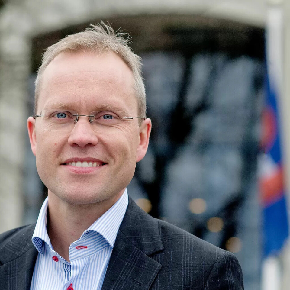 MINDRE PRESS: Kyrre M. Knudsen sier at den lille økningen i ledigheten og den lille nedgangen i antall jobber tyder på at det er litt mindre press i norsk økonomi per nå. MINDRE PRESS: Kyrre M. Knudsen sier at den lille økningen i ledigheten og den lille nedgangen i antall jobber tyder på at det er litt mindre press i norsk økonomi per nå.