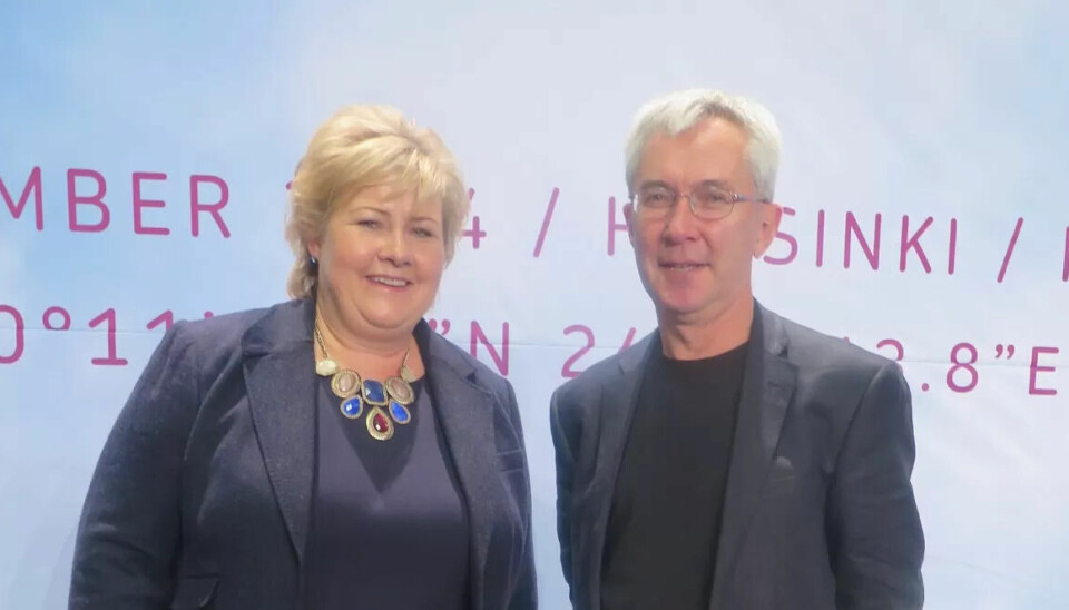 Statsminister Erna Solberg og komiteleder Jørn Rattsø, mor og far til produktivitetskommisjonen. Statsminister Erna Solberg og komiteleder Jørn Rattsø, mor og far til produktivitetskommisjonen.