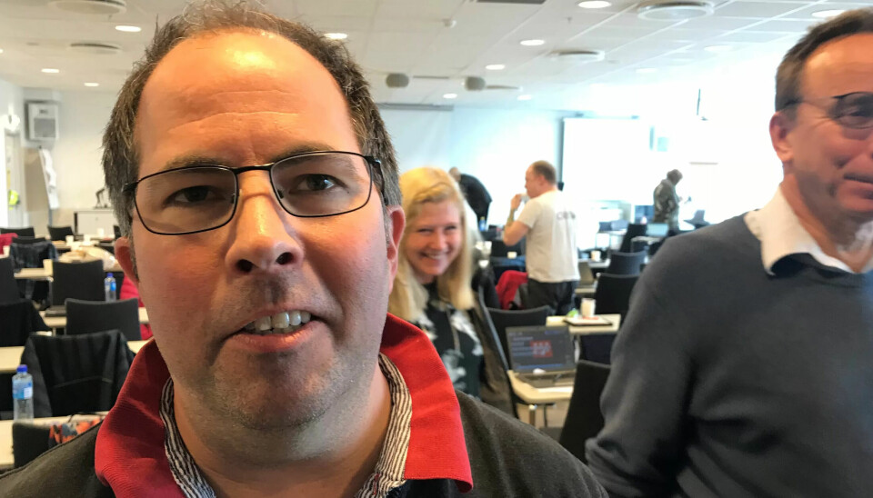 Jon-Inge Hagebakken fikk ikke flertall for forslaget om at Fagforbundets midler ikke skal nyttes til alkohol. Men Ivar Romundstad (th) var en av 16 som støttet forslaget. Jon-Inge Hagebakken fikk ikke flertall for forslaget om at Fagforbundets midler ikke skal nyttes til alkohol. Men Ivar Romundstad (th) var en av 16 som støttet forslaget.