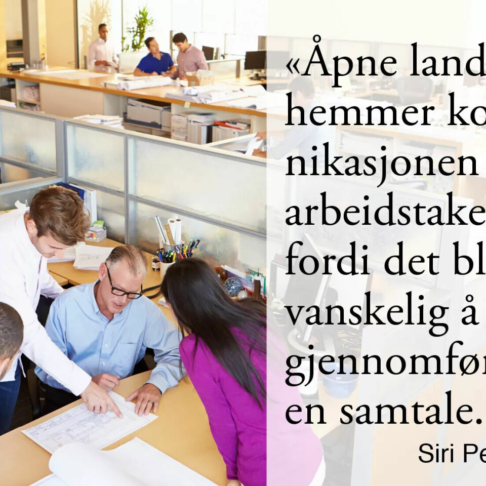 Åpent landskap eller cellekontor?