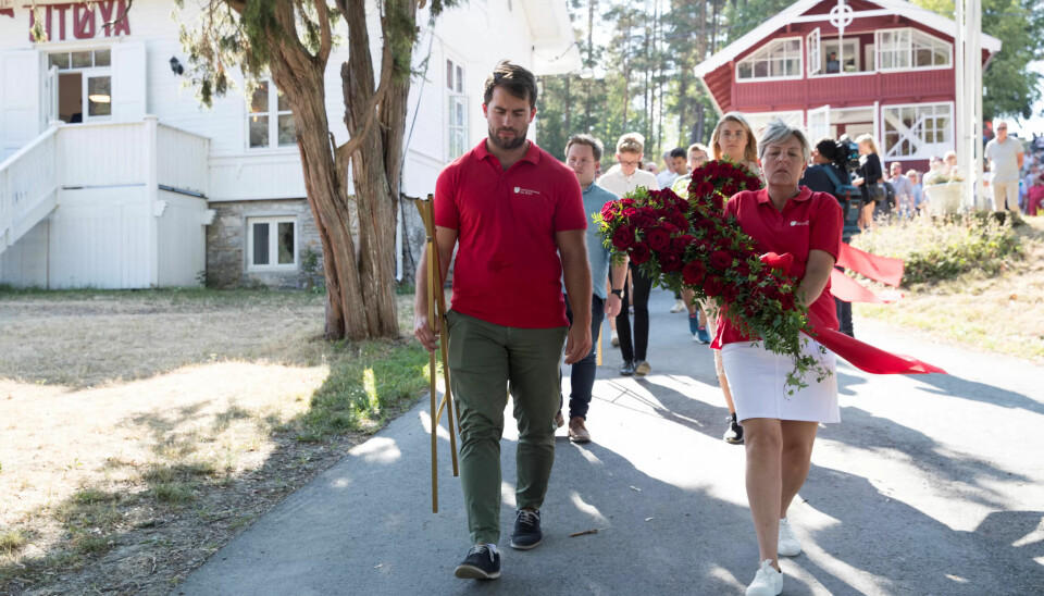 TILBAKE: I 2018 var Mats tilbake på Utøya. TILBAKE: I 2018 var Mats tilbake på Utøya.