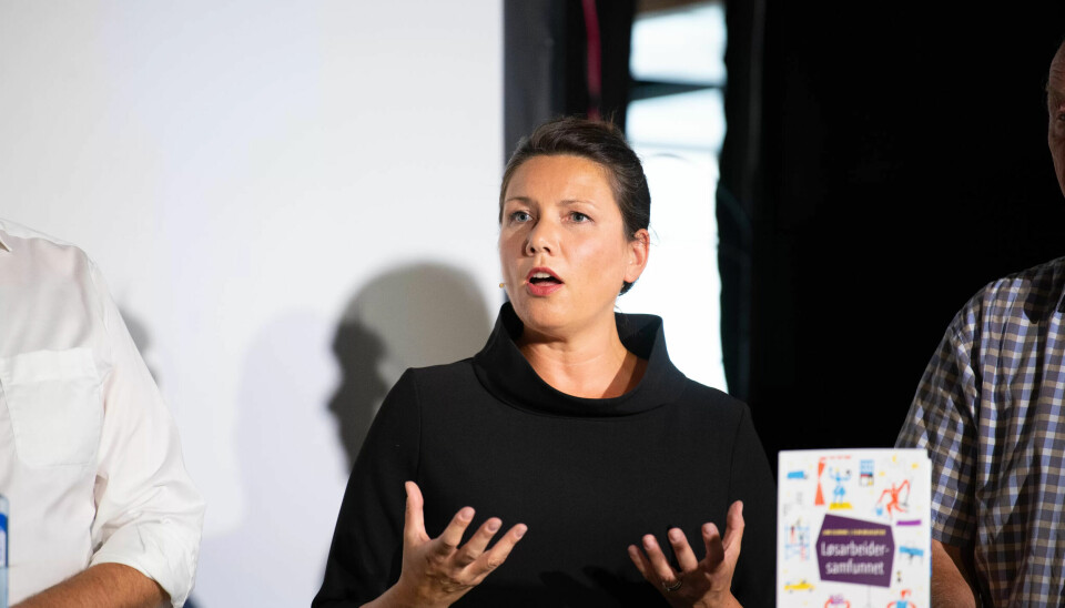 Heidi Nordby Lunde, medlem i Stortingets arbeids- og sosialkomite for Høyre. Heidi Nordby Lunde, medlem i Stortingets arbeids- og sosialkomite for Høyre.