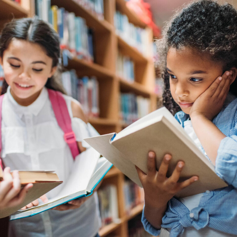 ELEVENE FÅR DÅRLIGERE TILBUD: Det er ikke alltid like lett å finne riktig bok til eget lesenivå. Forsvinner skolebibliotekarene vil elever og lærere lide, men ansatte på skolebibliotek i Bærum. ELEVENE FÅR DÅRLIGERE TILBUD: Det er ikke alltid like lett å finne riktig bok til eget lesenivå. Forsvinner skolebibliotekarene vil elever og lærere lide, men ansatte på skolebibliotek i Bærum.