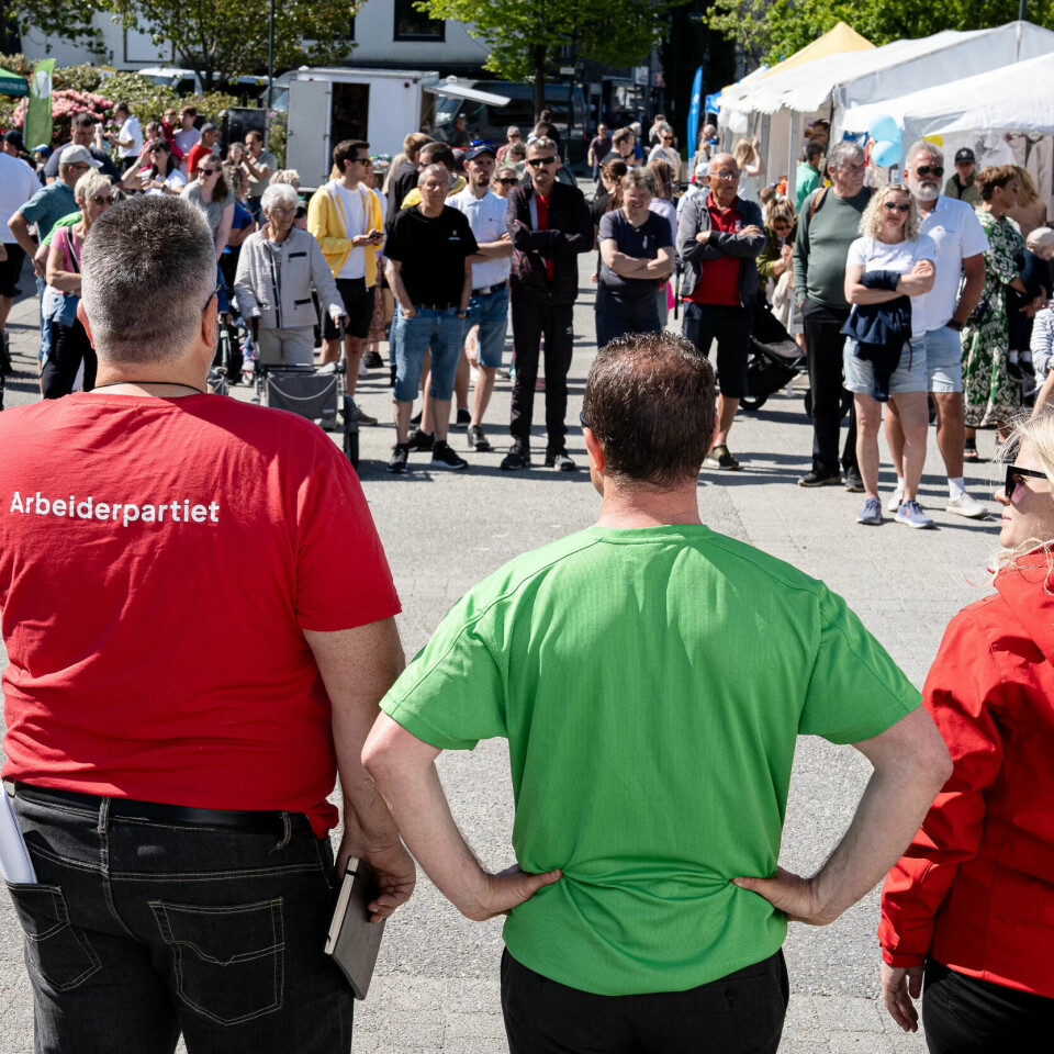 Mange vil høre hva partiene har å si om lokale valgsaker, som hvor det nye sambrukshuset skal ligge. Romslo og Hå SV vil bygge det på akkurat denne torgplassen. Mange vil høre hva partiene har å si om lokale valgsaker, som hvor det nye sambrukshuset skal ligge. Romslo og Hå SV vil bygge det på akkurat denne torgplassen.