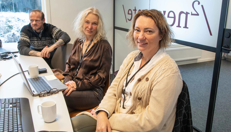 Foretakstillitsvalgt Fagforbundet SØ, Renè Utgaard, fag- og kompetansesjef Mette Bøhn Meisingset og avdelingssjef ved bemanningsavdelingen, Fiona Skjennem Foretakstillitsvalgt Fagforbundet SØ, Renè Utgaard, fag- og kompetansesjef Mette Bøhn Meisingset og avdelingssjef ved bemanningsavdelingen, Fiona Skjennem
