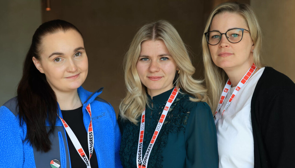 VANN: Både Julie Tendvall, Jeanette Lea Romslo (leiar av Fagforbundet Ung) og Charlotte Jonskås Børresen i Fagforbundet Telemark håpar og trur at statleg bygging kan vere løysinga. Dei vann fram synet sitt på LO-kongressen. VANN: Både Julie Tendvall, Jeanette Lea Romslo (leiar av Fagforbundet Ung) og Charlotte Jonskås Børresen i Fagforbundet Telemark håpar og trur at statleg bygging kan vere løysinga. Dei vann fram synet sitt på LO-kongressen.