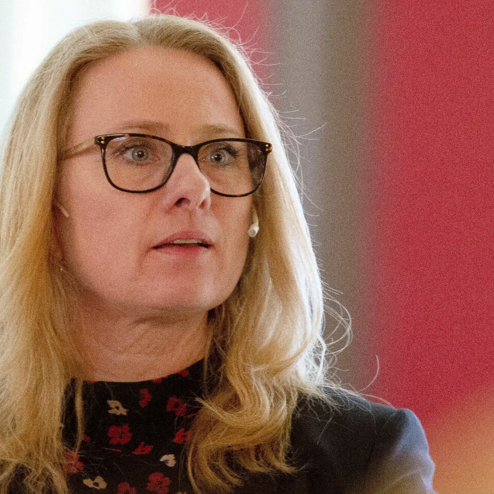 Arbeids- og sosialminister Anniken Hauglie (H). Arbeids- og sosialminister Anniken Hauglie (H).