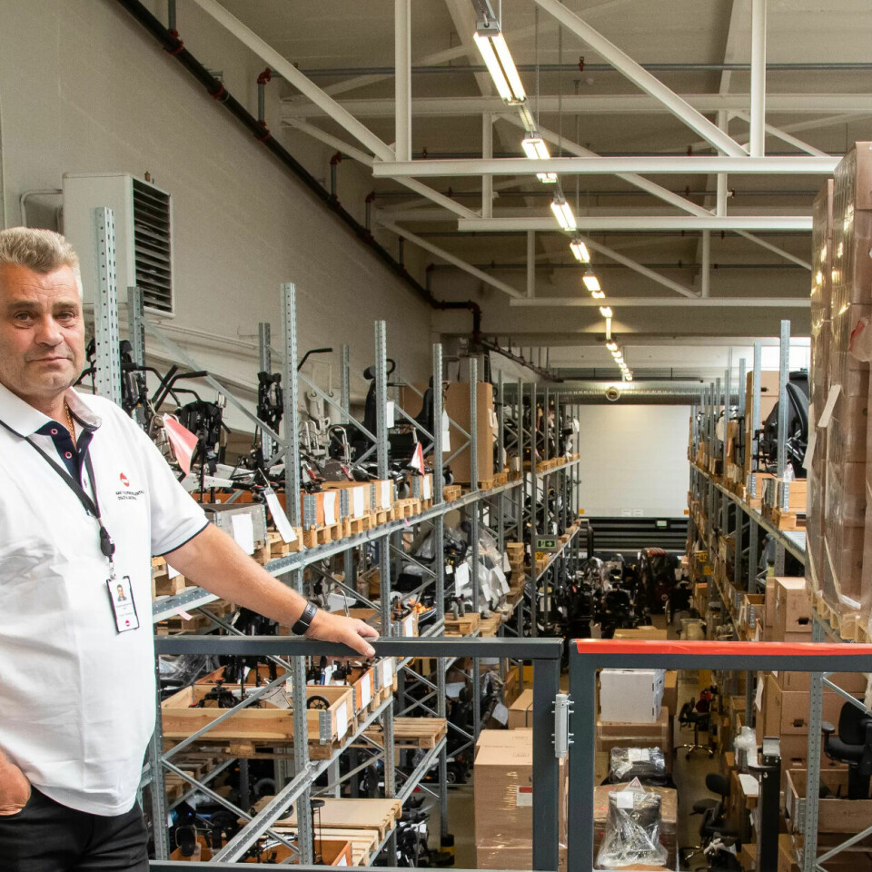 Avdelingsleder for lager og teknisk i Nav Hjelpemiddelsentral Oslo, Rune Tønsberg. Avdelingsleder for lager og teknisk i Nav Hjelpemiddelsentral Oslo, Rune Tønsberg.