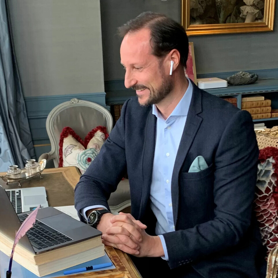 Kronprinsen viste til at den norske modellen og trepartssamarbeidet er bygd opp over veldig mange år. Kronprinsen viste til at den norske modellen og trepartssamarbeidet er bygd opp over veldig mange år.