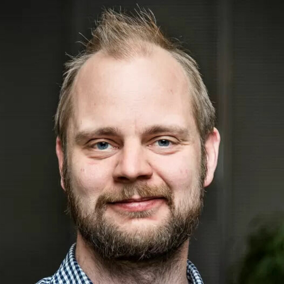 – Det er ingen som reagerer på at det er gratis dopapir på offentlige toalett, sier Mímir Kristjánsson . – Det er ingen som reagerer på at det er gratis dopapir på offentlige toalett, sier Mímir Kristjánsson .