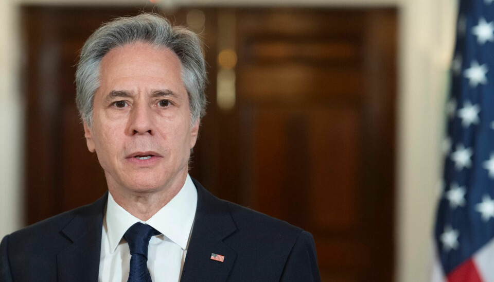 SANKSJONER: Antony Blinken, USAS utenriksminister, sier at USA nå vurderer å innføre sanksjoner mot den israelske hæren. SANKSJONER: Antony Blinken, USAS utenriksminister, sier at USA nå vurderer å innføre sanksjoner mot den israelske hæren.