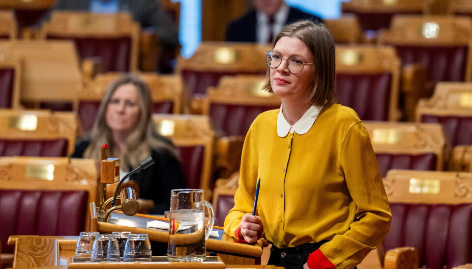 Rødt-leder Marie Sneve Martinussen slår tilbake mot påstander om «skattesjokk» fra regjeringen. Rødt-leder Marie Sneve Martinussen slår tilbake mot påstander om «skattesjokk» fra regjeringen.
