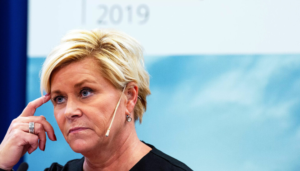 Siv Jensen sa «knus de jævla sosialistene» – nå beklager hun ordbruken