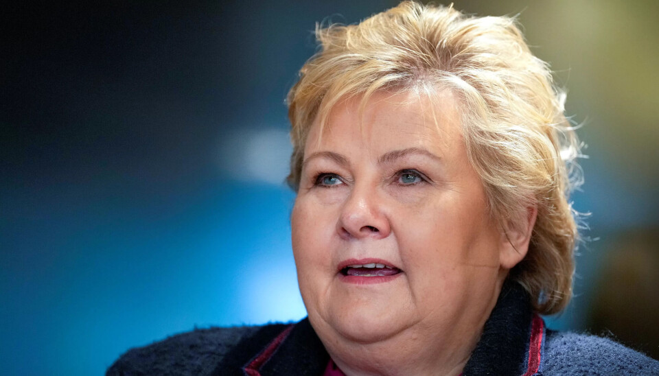 Erna Solberg og Høyre legger fram en jobbpakke på nesten 500 millioner i sitt alternative statsbudsjett. Erna Solberg og Høyre legger fram en jobbpakke på nesten 500 millioner i sitt alternative statsbudsjett.