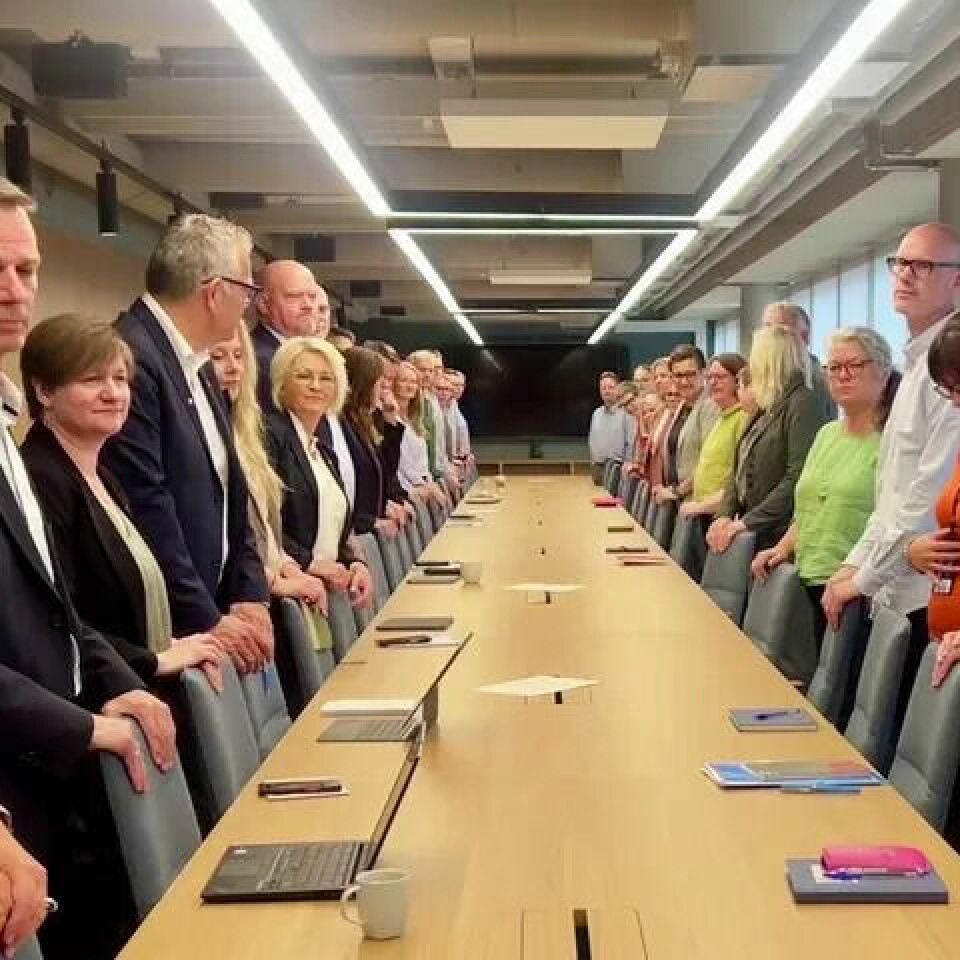 MØTES IGJEN: Forhandlingslederne Mette Nord i LO Kommune og Tor Arne Gangsø i KS ble ikke enige i forhandlingene. Nå møtes de igjen hos Riksmekleren. MØTES IGJEN: Forhandlingslederne Mette Nord i LO Kommune og Tor Arne Gangsø i KS ble ikke enige i forhandlingene. Nå møtes de igjen hos Riksmekleren.