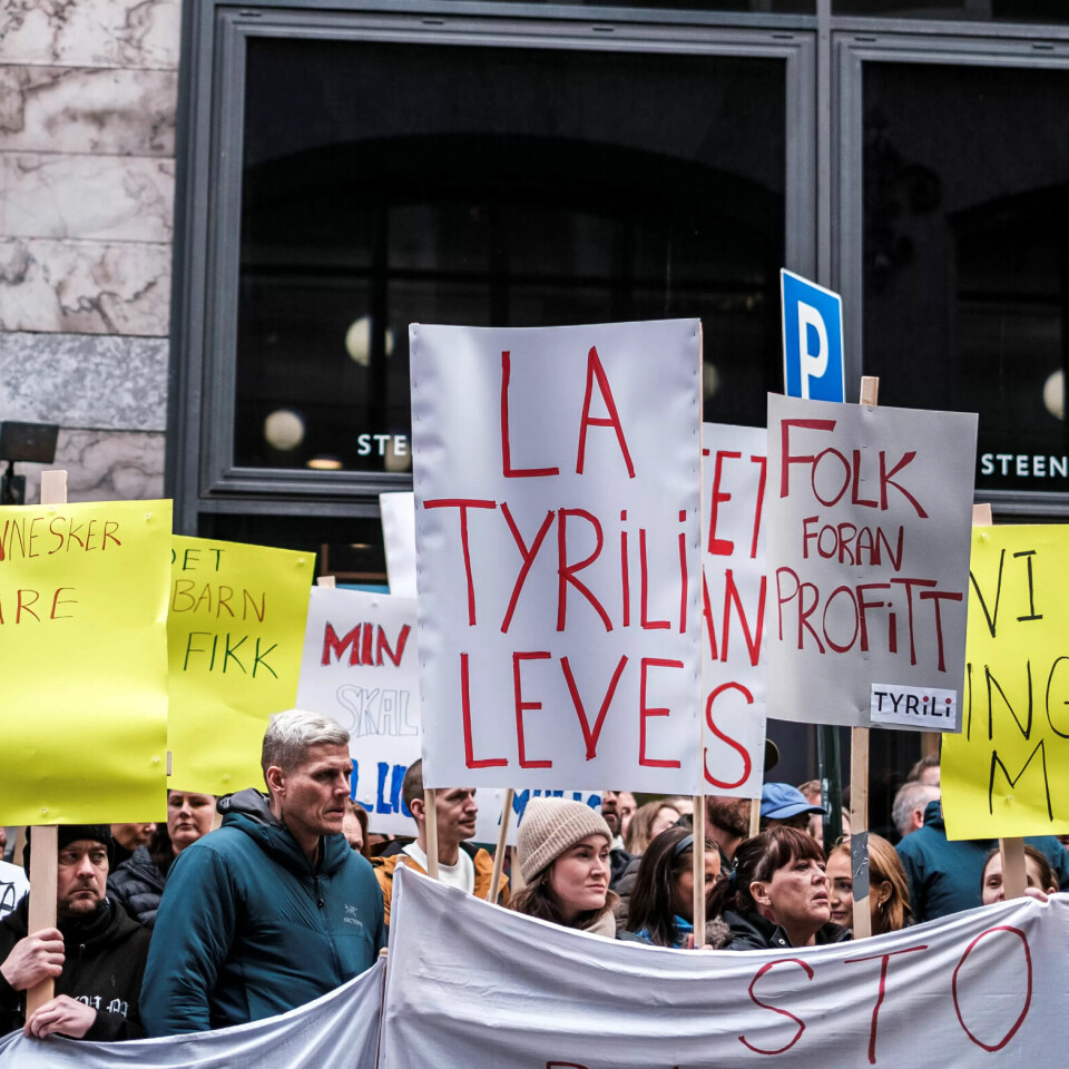 Demonstrasjon i Oslo 25.oktober. Demonstrasjon i Oslo 25.oktober.