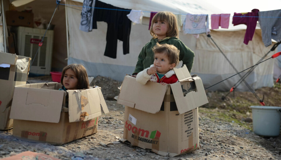 BIDRAR MED MAT: Millioner av syrere er drevet på flukt. Norsk Folkehjelp bidrar med å få inn mat i krigsherjede Syria. BIDRAR MED MAT: Millioner av syrere er drevet på flukt. Norsk Folkehjelp bidrar med å få inn mat i krigsherjede Syria.