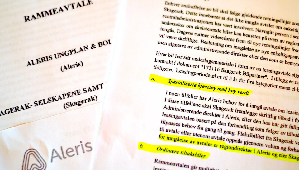 Rammeavtalen fra 2017 har en kategori for kjøretøy med høy verdi. Rammeavtalen fra 2017 har en kategori for kjøretøy med høy verdi.