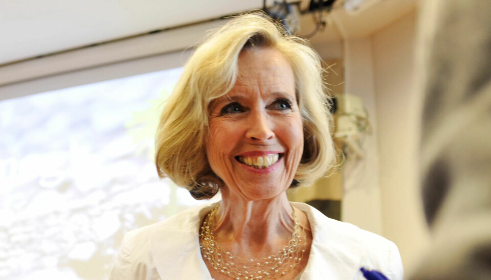 Anne-Grete Strøm-Erichsen tar over som ny Agenda-leder. Anne-Grete Strøm-Erichsen tar over som ny Agenda-leder.