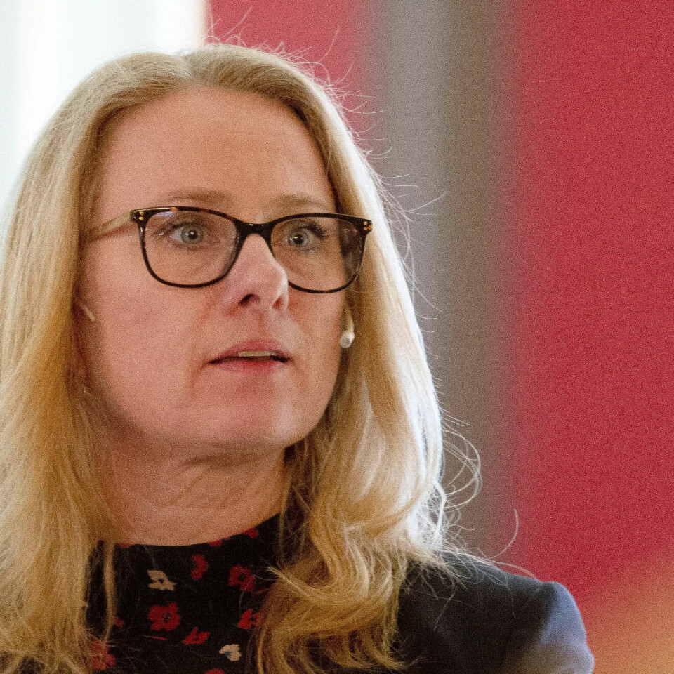 Arbeids- og sosialminister Anniken Hauglie (H). Arbeids- og sosialminister Anniken Hauglie (H).