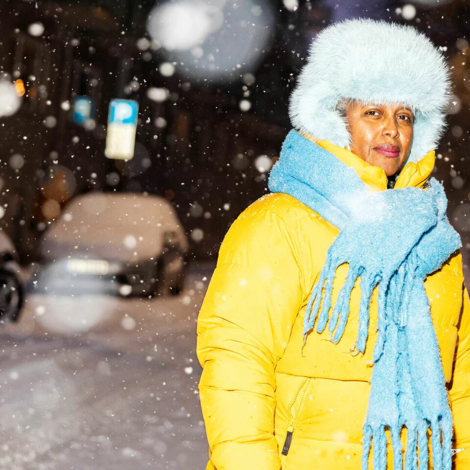 UTE EN VINTERNATT: – Når folk sier at «jeg ser ikke farge», så ser de heller ikke meg, sier Hannah Wozene Kvam. Fagbladet traff henne på hjemmebane i januar. UTE EN VINTERNATT: – Når folk sier at «jeg ser ikke farge», så ser de heller ikke meg, sier Hannah Wozene Kvam. Fagbladet traff henne på hjemmebane i januar.