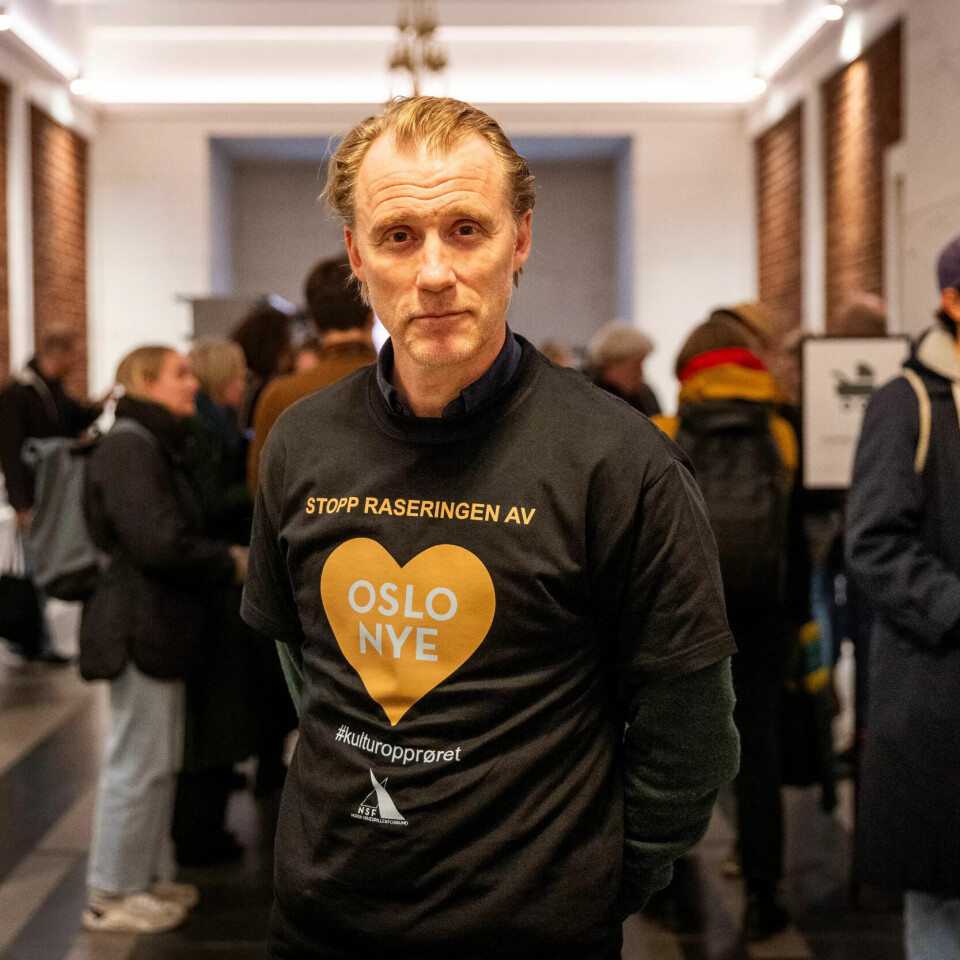 KUTT REDDER IKKE TEATERET: Thorbjørn Harr kunne ikke forstå at en halvering av budsjettet kunne redde teateret på noen som helst måte. KUTT REDDER IKKE TEATERET: Thorbjørn Harr kunne ikke forstå at en halvering av budsjettet kunne redde teateret på noen som helst måte.