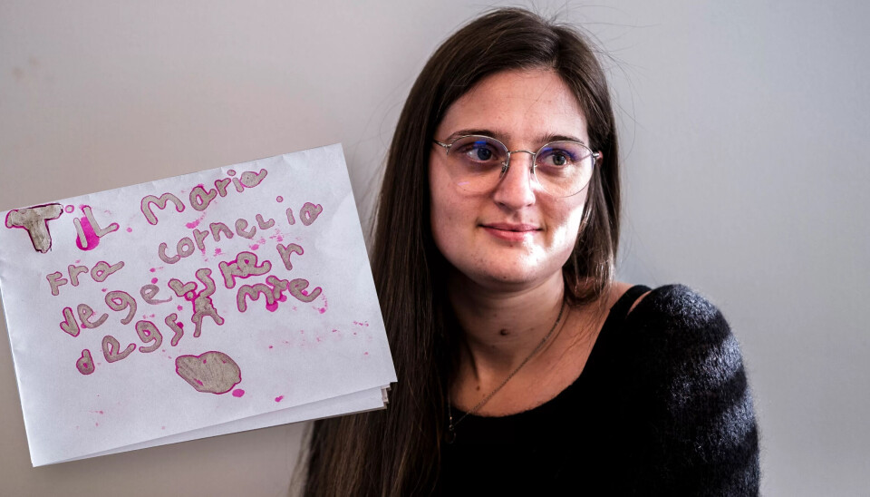Marie skal aldri kaste lappen hun fikk fra den lille jenta