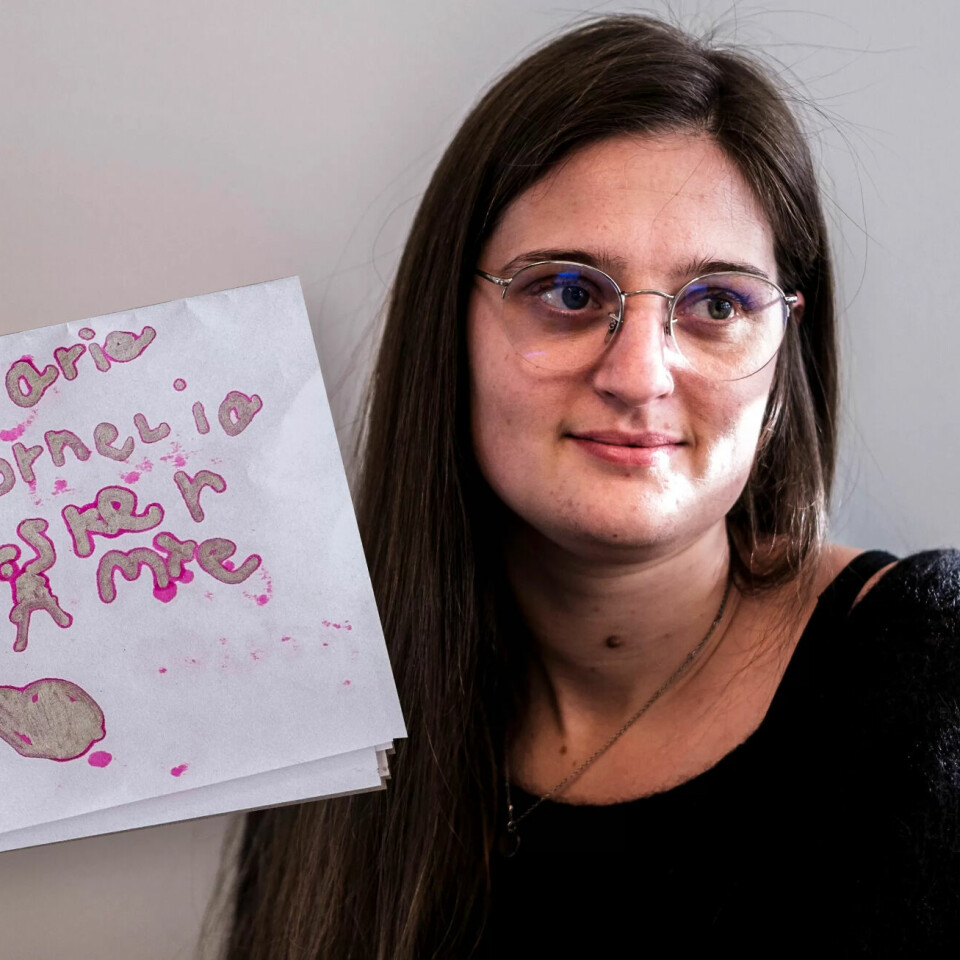 Marie skal aldri kaste lappen hun fikk fra den lille jenta