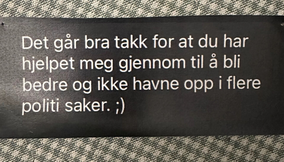 Marie skal aldri kaste lappen hun fikk fra den lille jenta